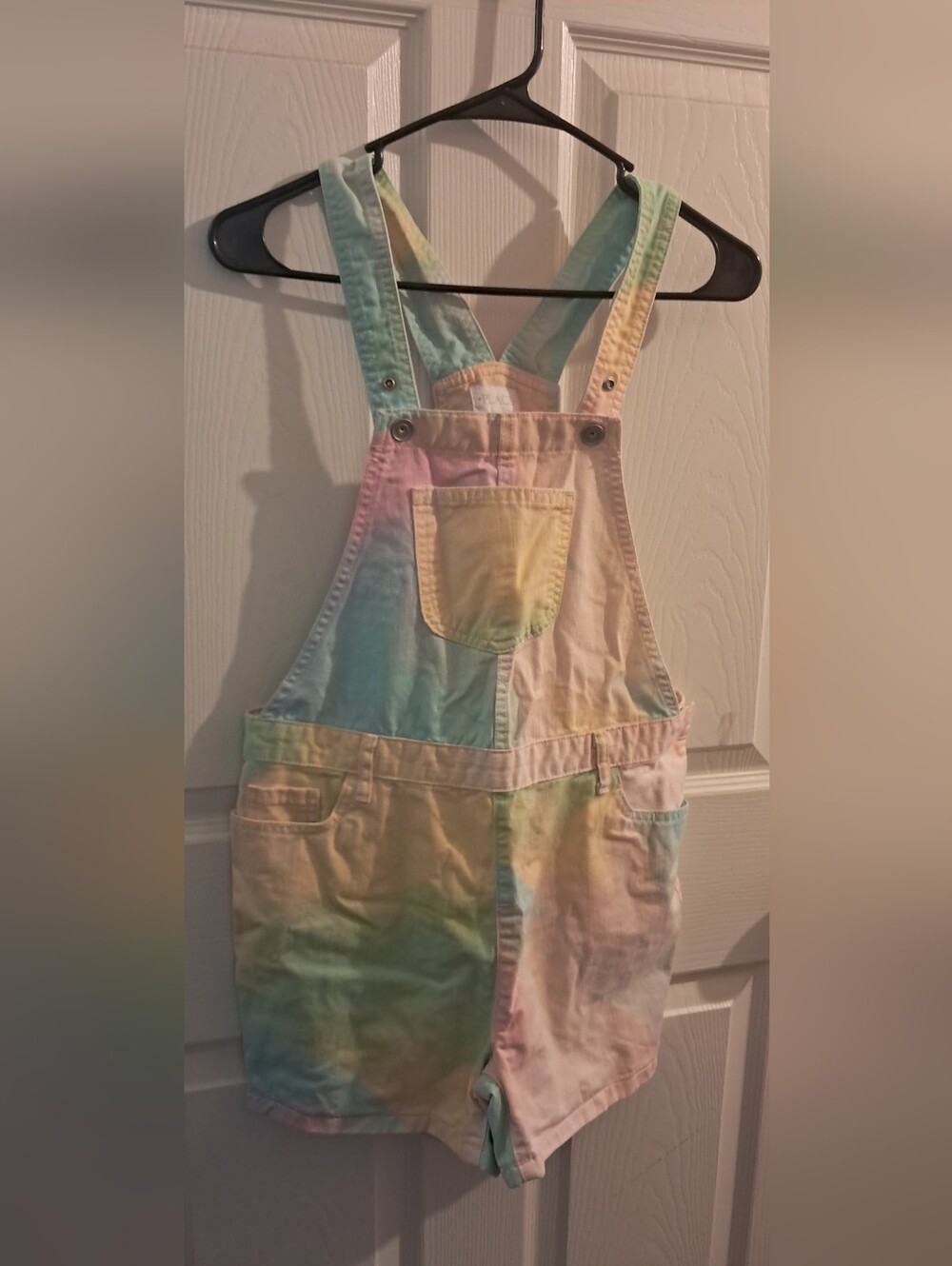 Childrens Place Rainbow Overalls Sz 14